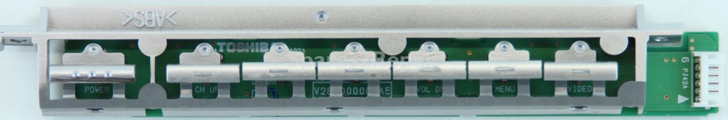 Toshiba 42WLT66 - Buttons - PE0029 A-5 - V28A000005A5